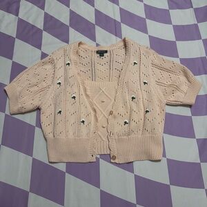 Wild Fable Pastel Pink Cardigan Floral Set